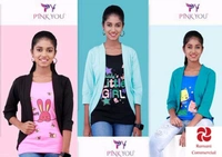 Girls Cotton Tshirts Combo of 3 - 5 to 16 Years, Multicolour